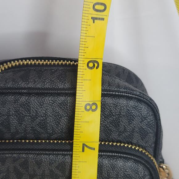 Michael Kors- Black Crossbody with gold hardware- small size - Picture 9 of 10